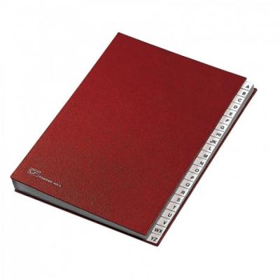 FRASCHINI classificatore alfabetico A/Z - 24x34cm - Rosso