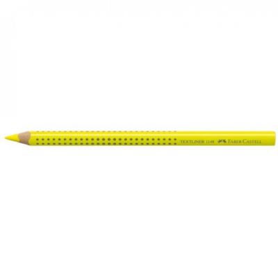 Matita evidenziatore Textliner Dry 1148 Grip Jumbo - diametro mina 5,4mm - giallo - Faber Castell
