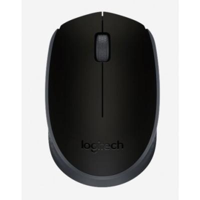 LOGITECH mouse wireless con 5 tasti nero-grigio