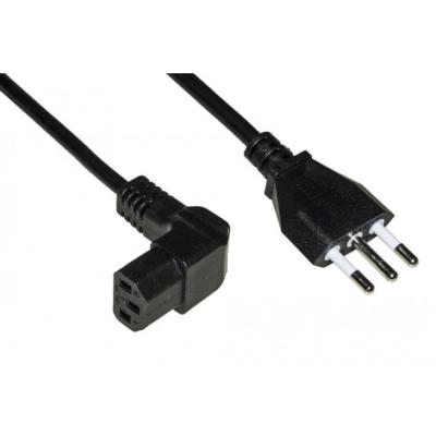 LINK cavo alimentazione spina italiana tripolare 10A - presa 90 gradi iec 1.8mt