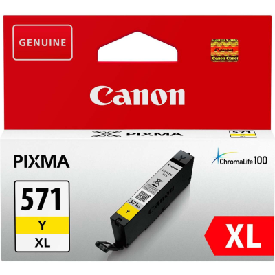 Cartuccia Canon CLI-571XLY  Giallo (0334C001) 