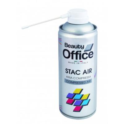 Aria compressa con cannuccia BEAUTY OFFICE Spray aria compressa con cannuccia, incolore, rimuove delicatamente la polvere e sporco da apparecchiature elettroniche, non lascia residui di umidità - 400ml