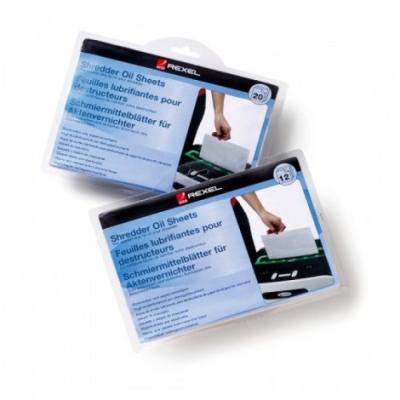 Fogli lubrificanti per distruggidocumenti REXEL